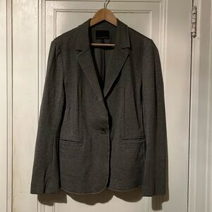 Gray Banana Republic stretchy blazer